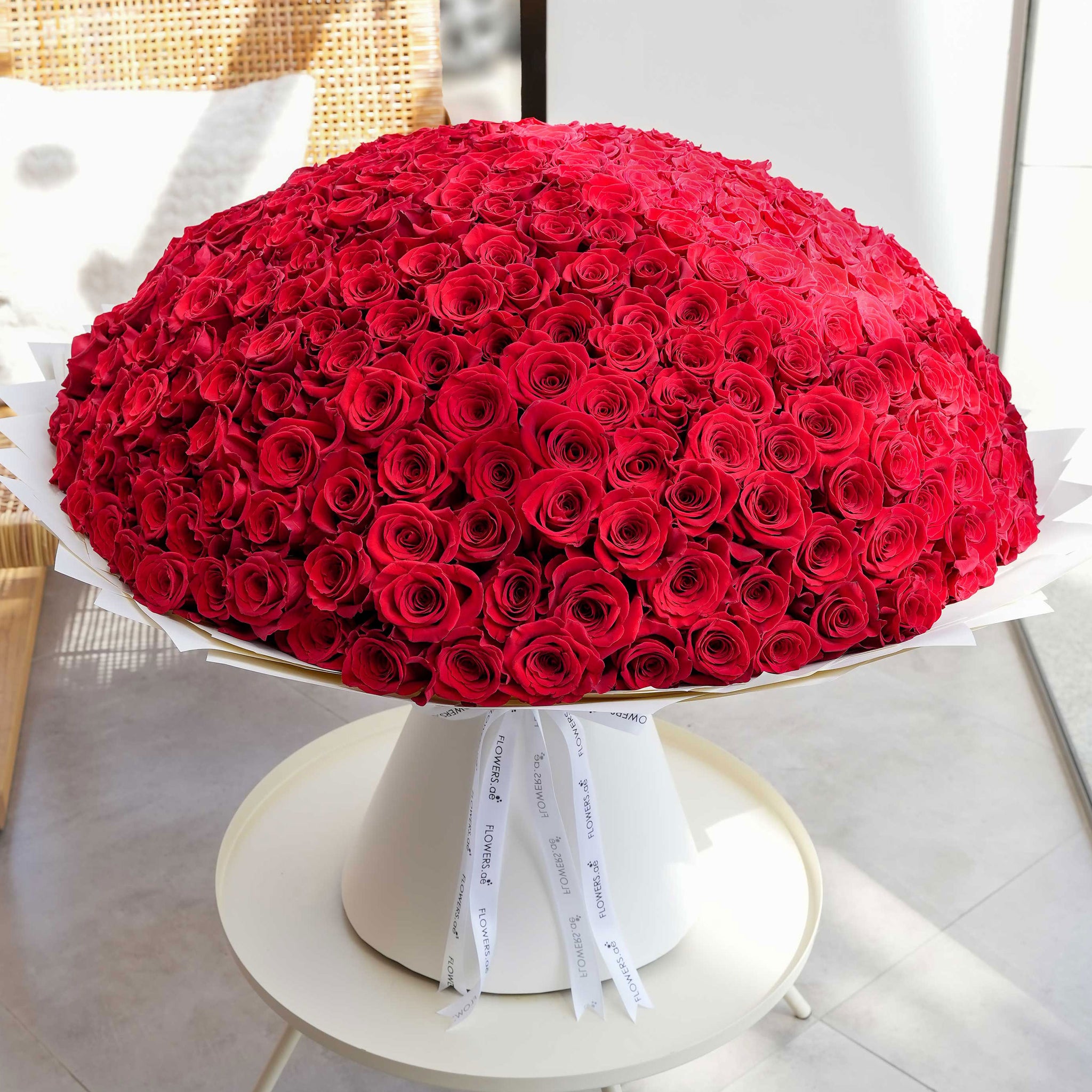 365 Red Roses 365 Long Stem Red Roses Hand-tied | Free Same-Day Delivery to all ...