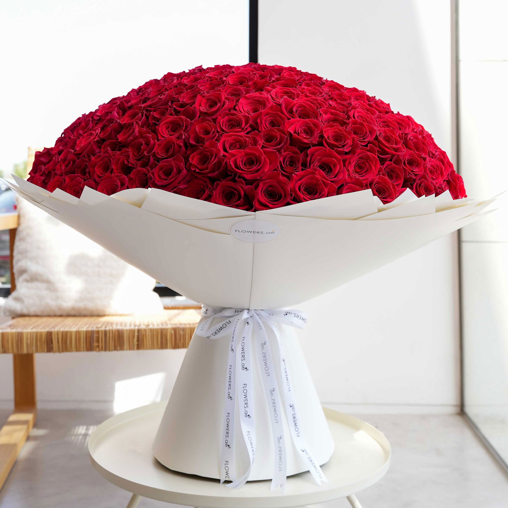 365 Red Roses 365 Long Stem Red Roses Hand-tied | Free Same-Day Delivery to all ...