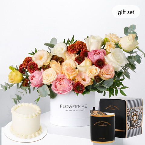 Eid Petite Dune Hatbox (Cake Gift Set)