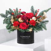 Petite Festive Berry Hatbox
