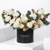 Petite Festive Frost Hatbox