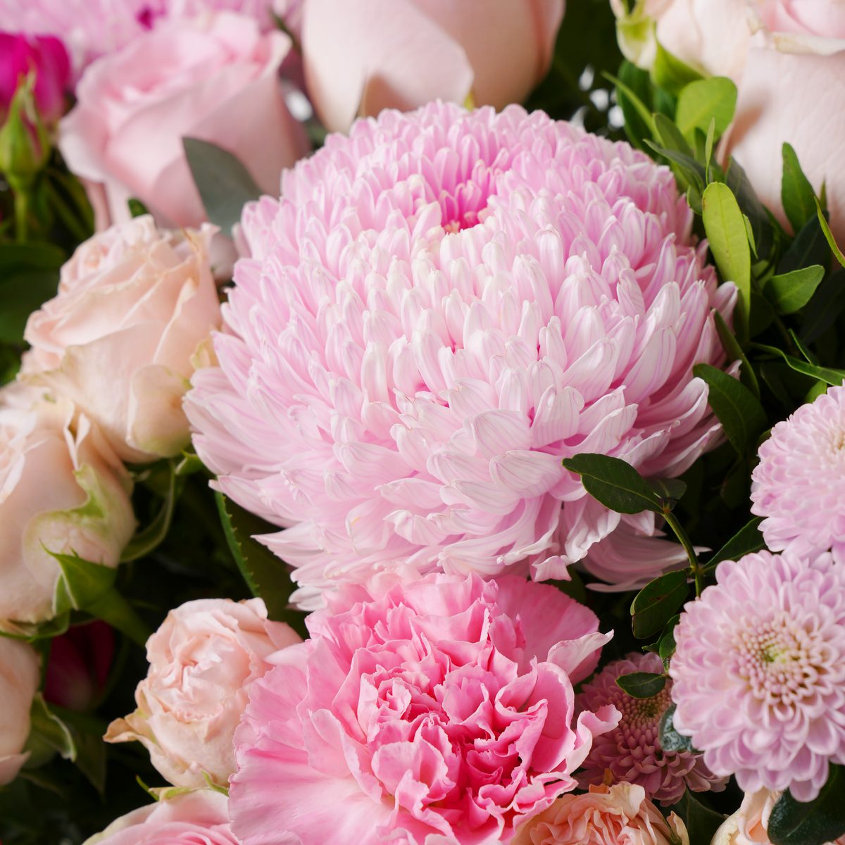 Pink Elegance Glass Vase