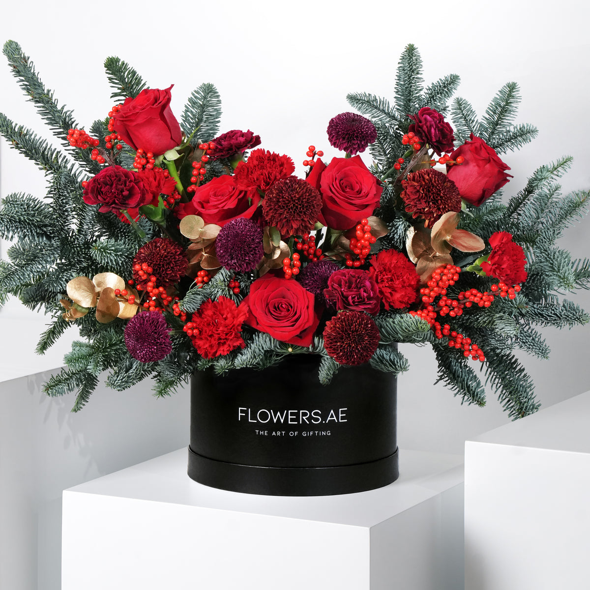 Festive Berry Hatbox