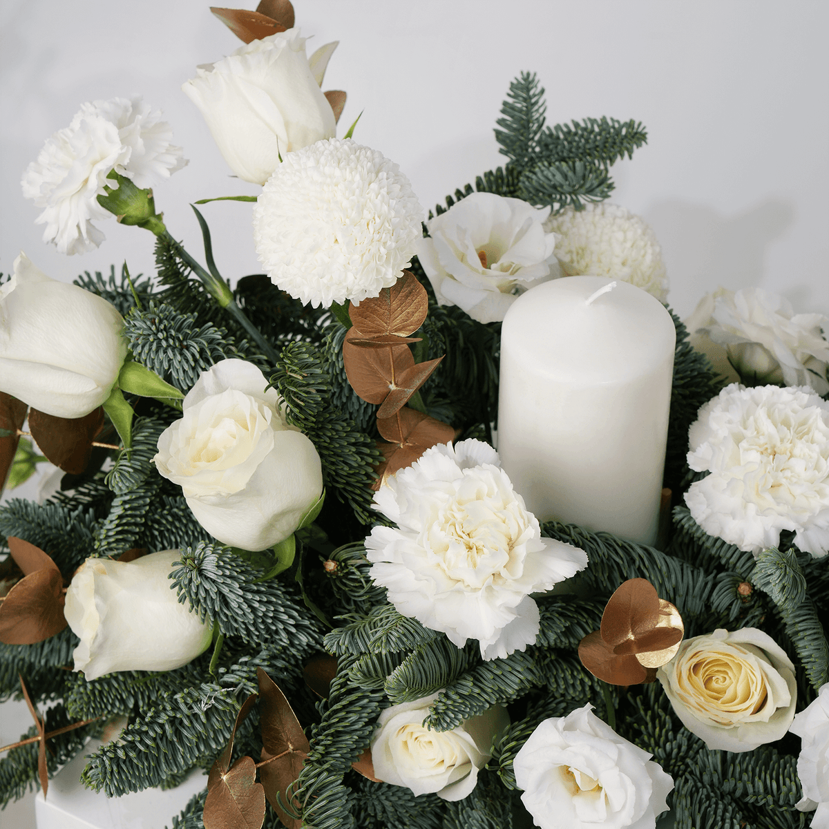 Festive Frost Centerpiece