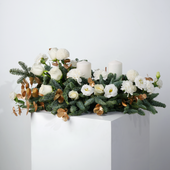 Festive Frost Centerpiece