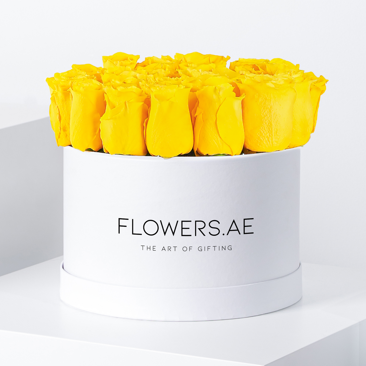 Yellow Roses Hatbox