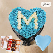 Father's Day Tiffany Blue Letter Heart (Gift Set)