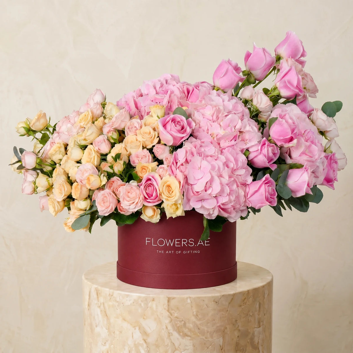 Welcome Back Florence Pink Hatbox