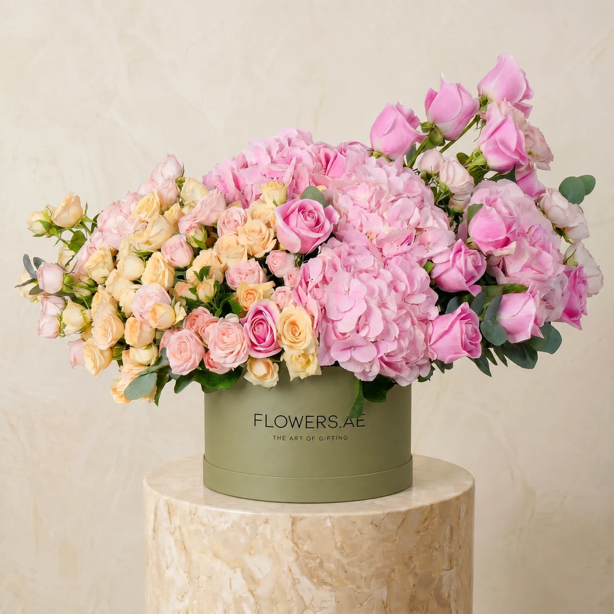 Welcome Back Florence Pink Hatbox