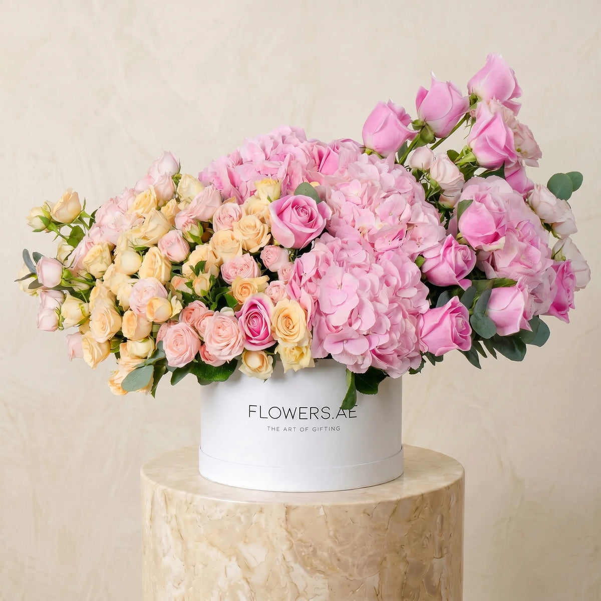 Welcome Back Florence Pink Hatbox