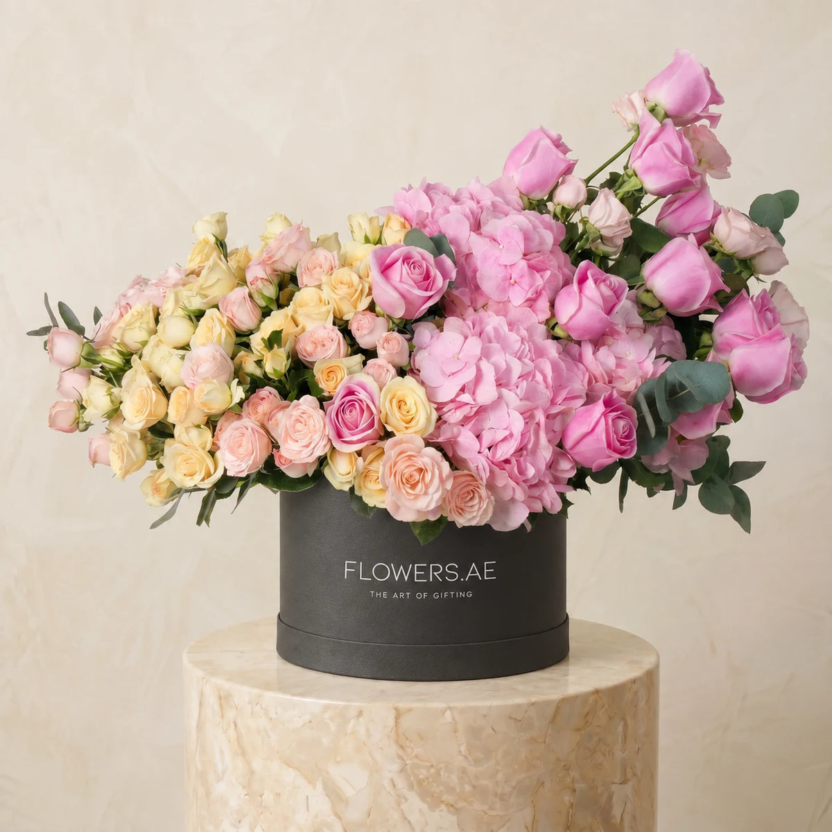 Welcome Back Florence Pink Hatbox