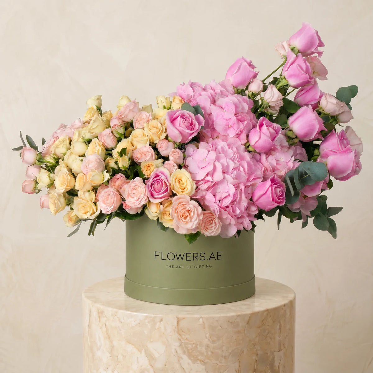 Welcome Back Florence Pink Hatbox
