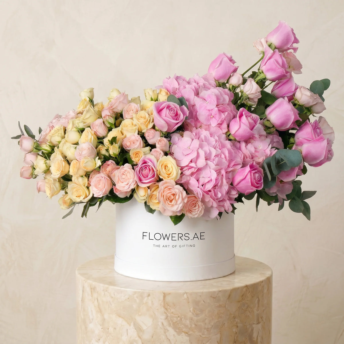 Welcome Back Florence Pink Hatbox