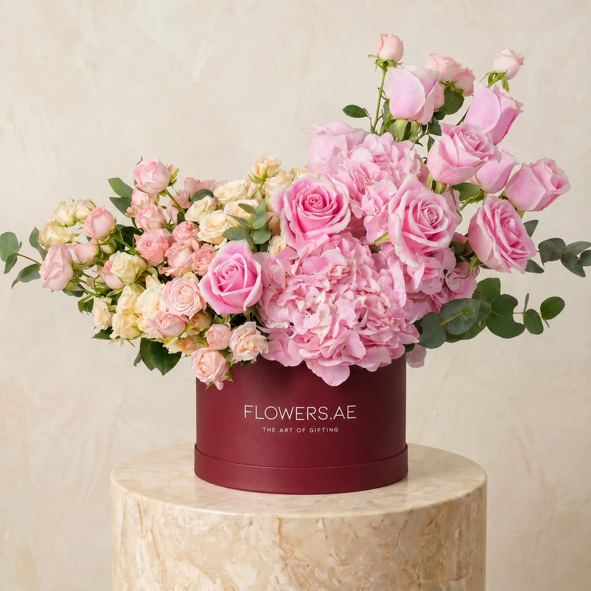 Welcome Back Florence Pink Hatbox