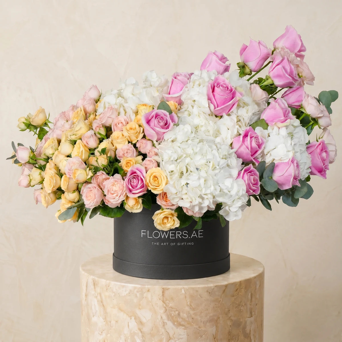 Welcome Back Florence White Hatbox