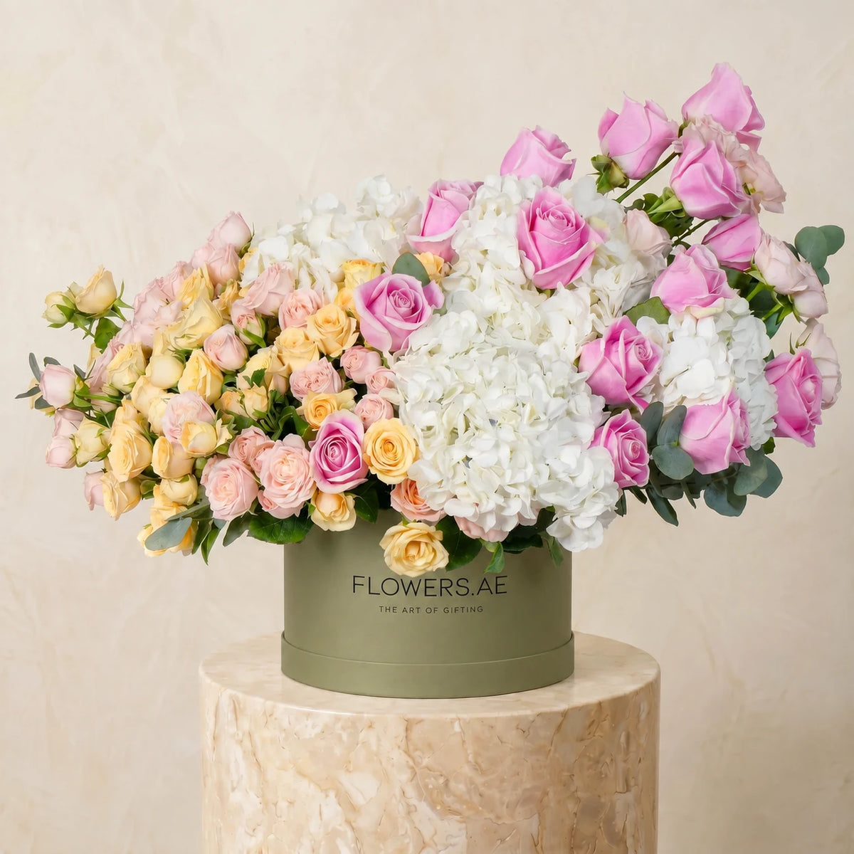 Welcome Back Florence White Hatbox