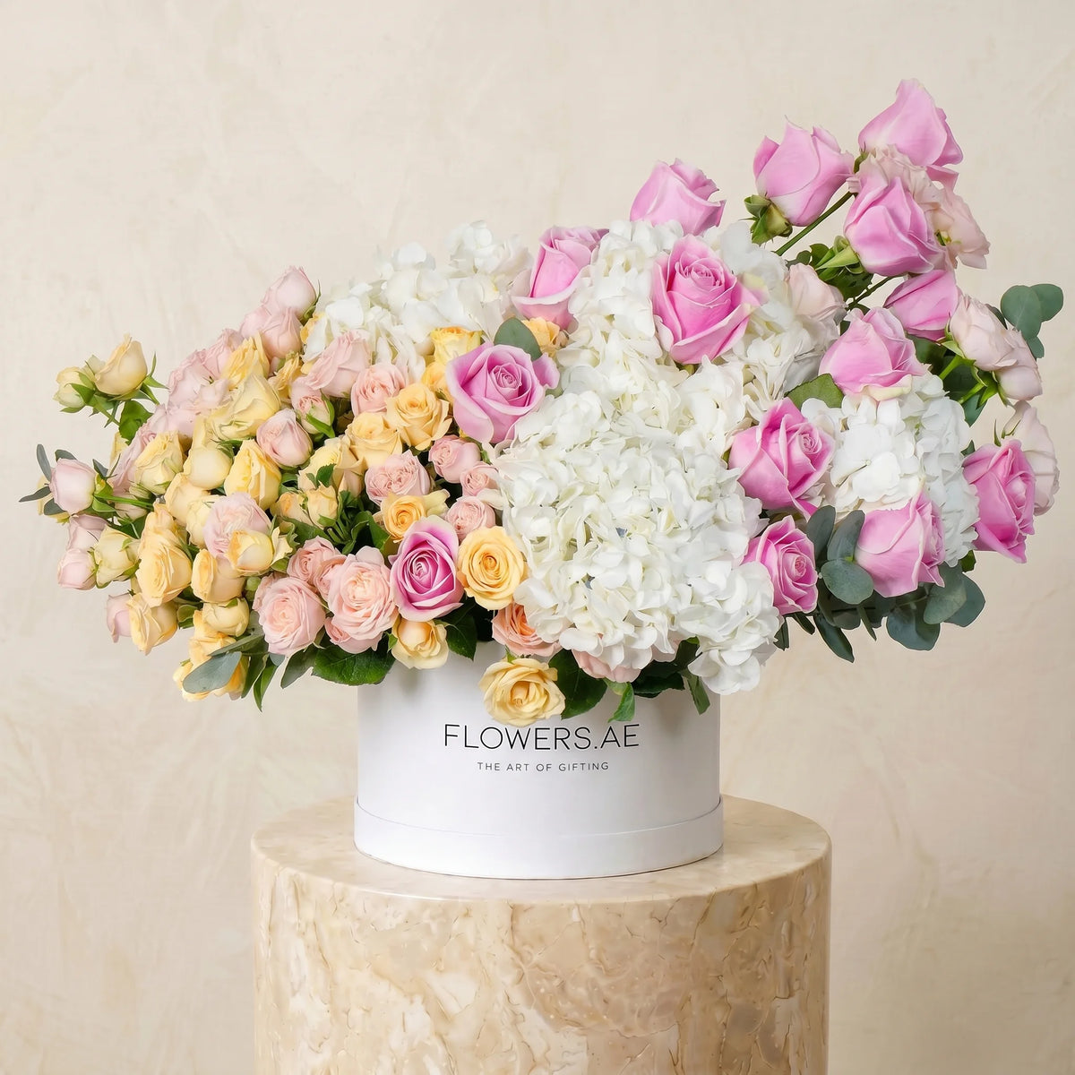 Welcome Back Florence White Hatbox