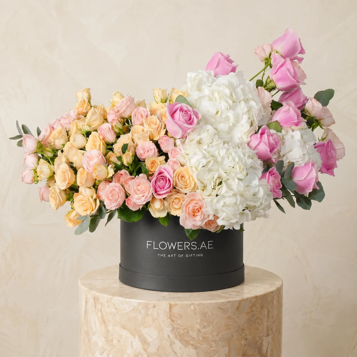 Welcome Back Florence White Hatbox