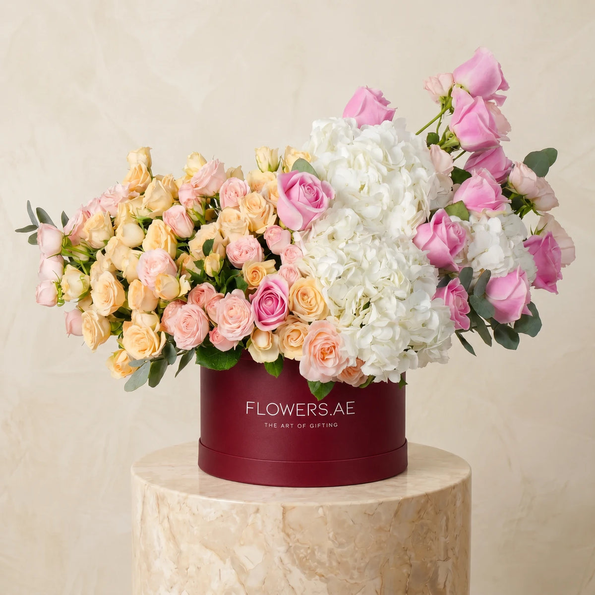 Welcome Back Florence White Hatbox
