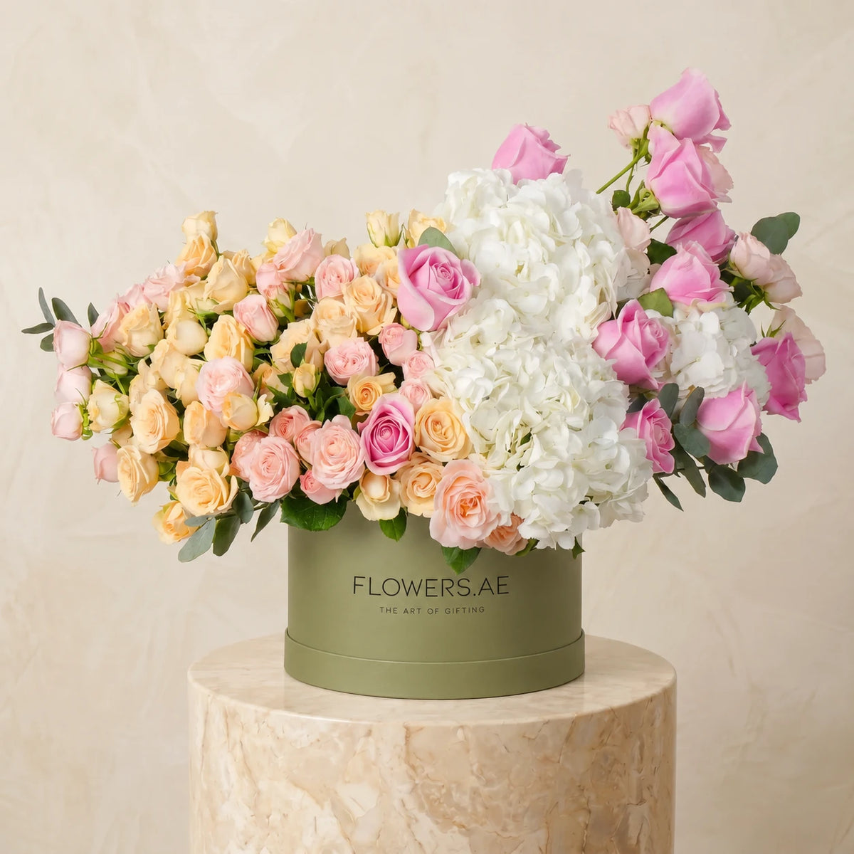 Welcome Back Florence White Hatbox