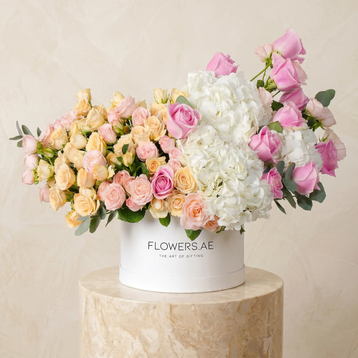 Welcome Back Florence White Hatbox