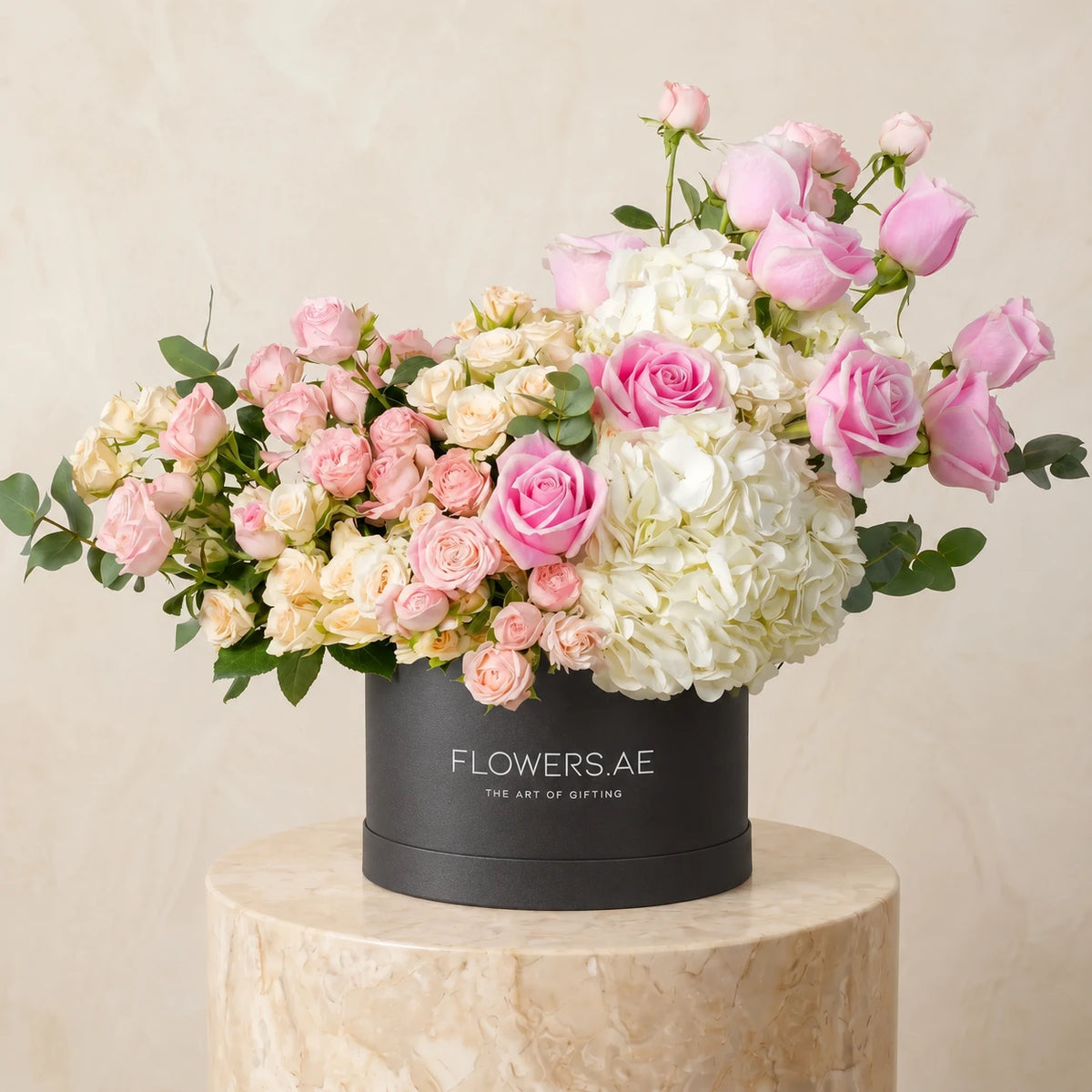 Welcome Back Florence White Hatbox