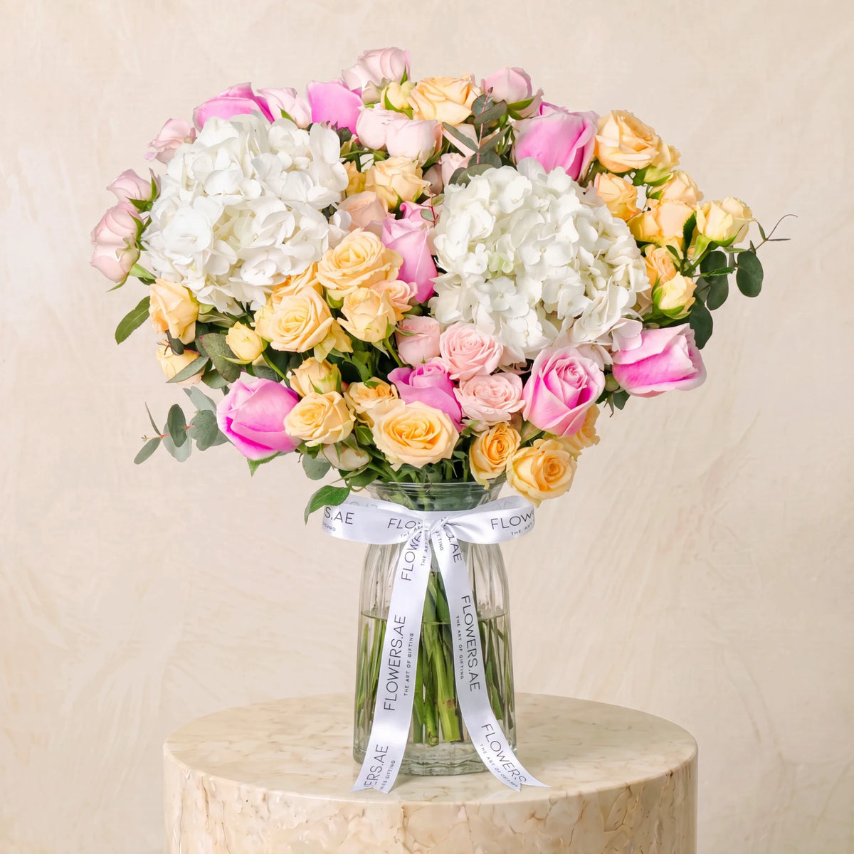 Florence White Vase