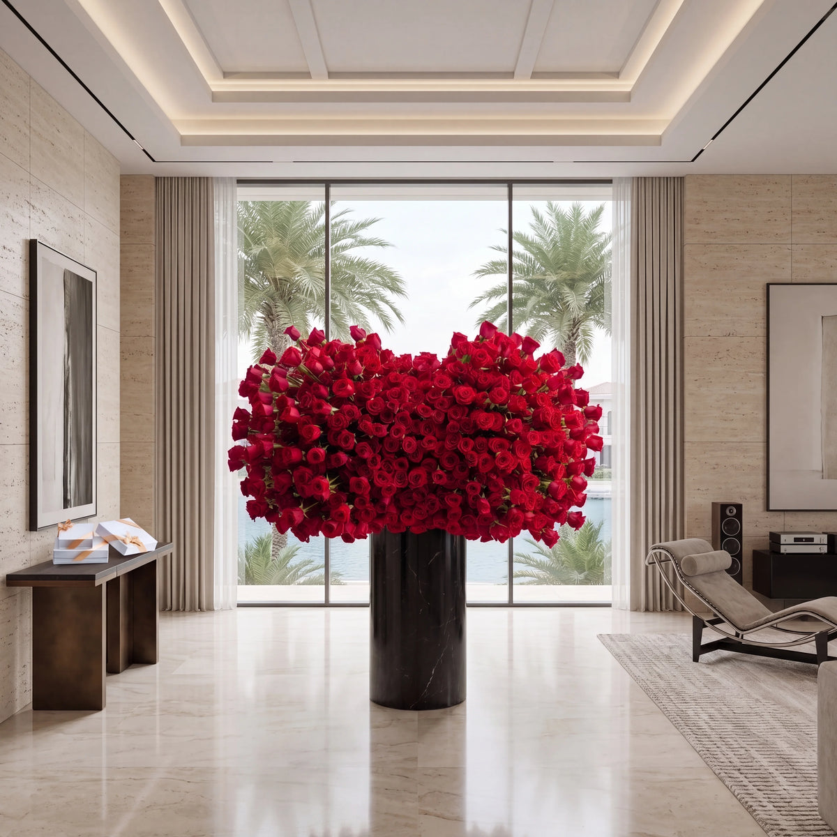 999 Red Roses Stand
