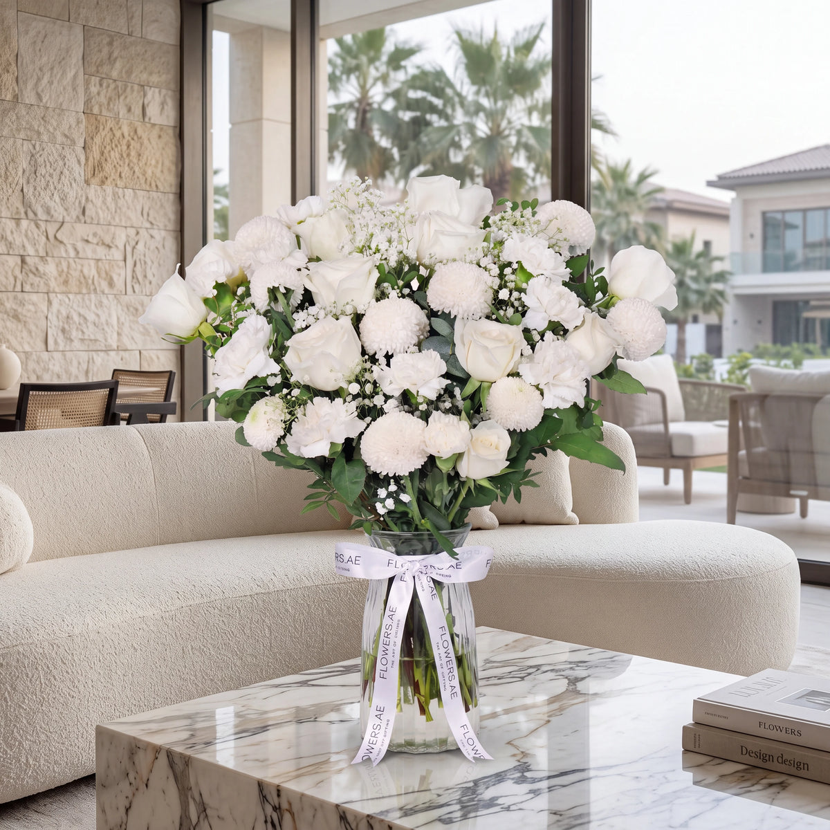 Get Well Ivory Glass Vase