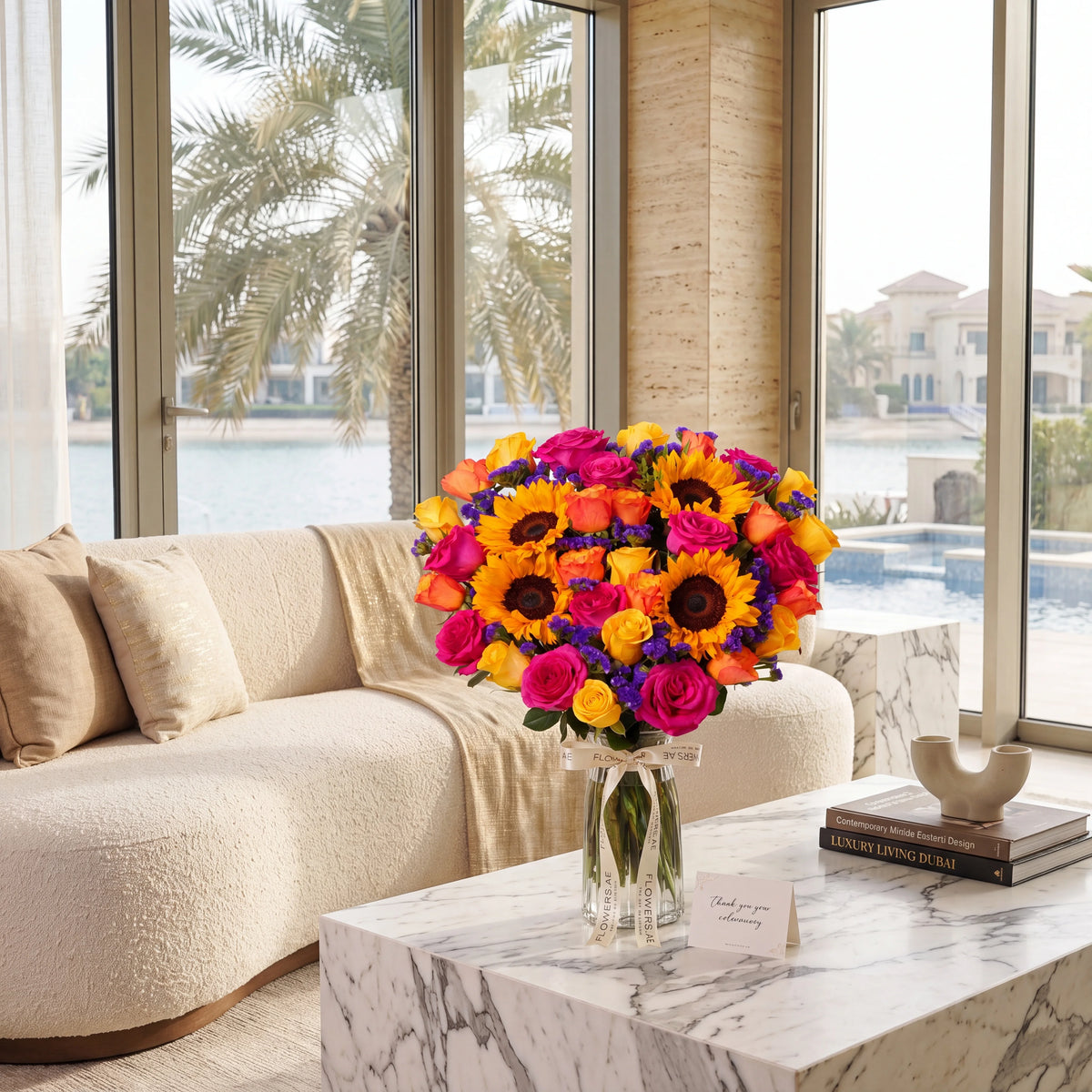 Vibrant Glass Vase