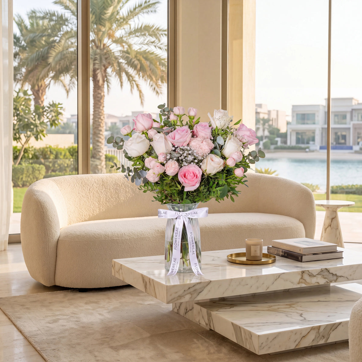 Pastel Glass Vase