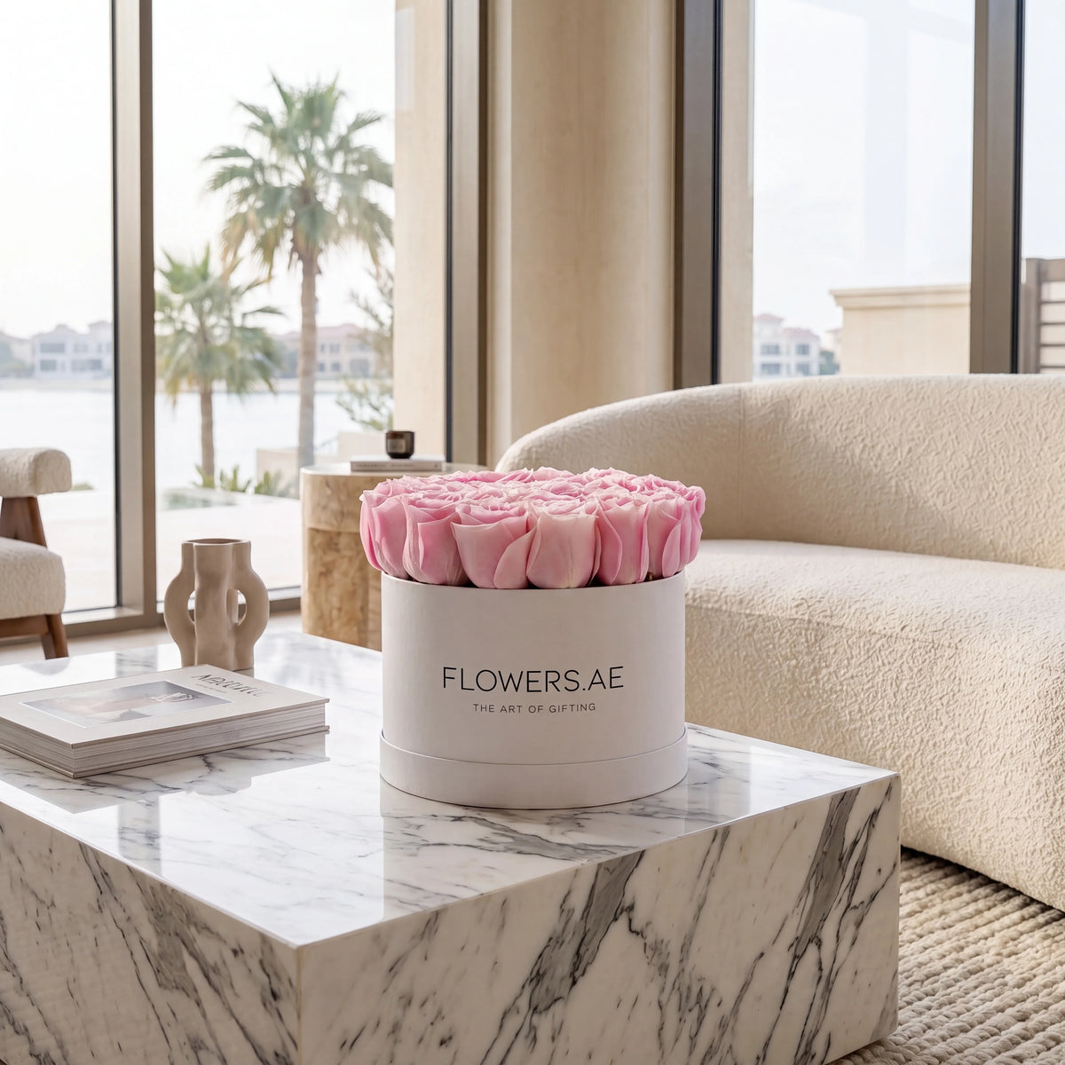 Pink Roses Hatbox
