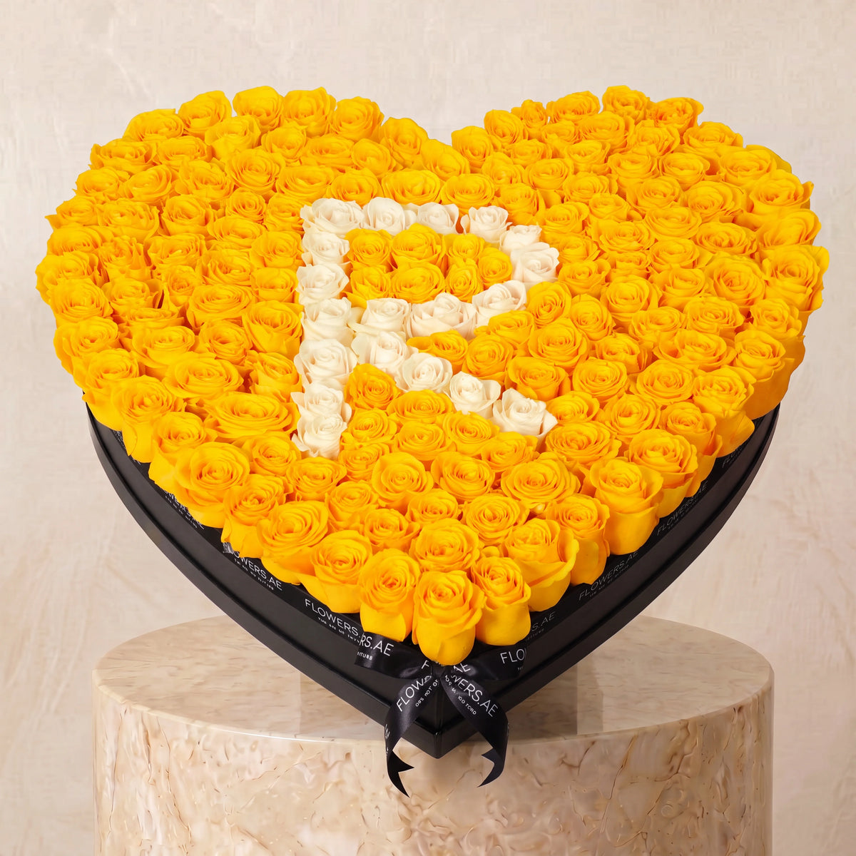 Yellow Letter Heart