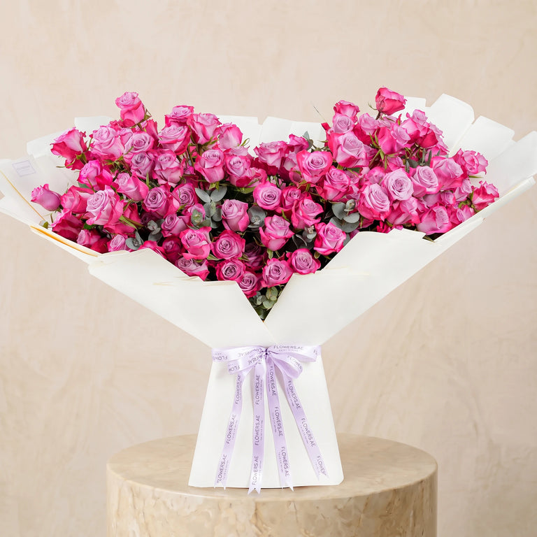 200 Purple Roses