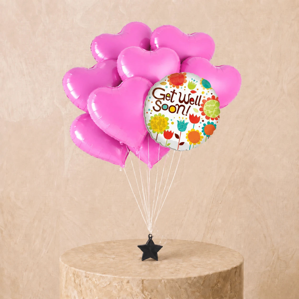 9 Get Well Balloon Set