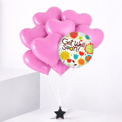 9 Get Well Balloon Set