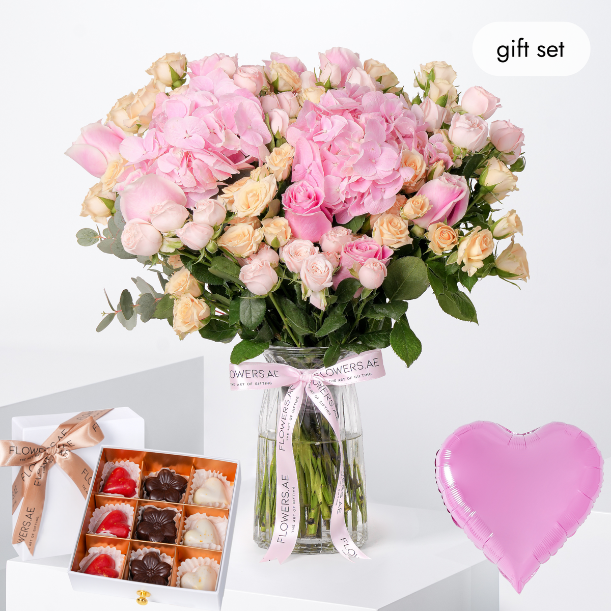 Florence Pink Vase (Welcome Back Gift Set)