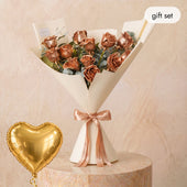 Graduation 12 Gold Roses (Gift Set)