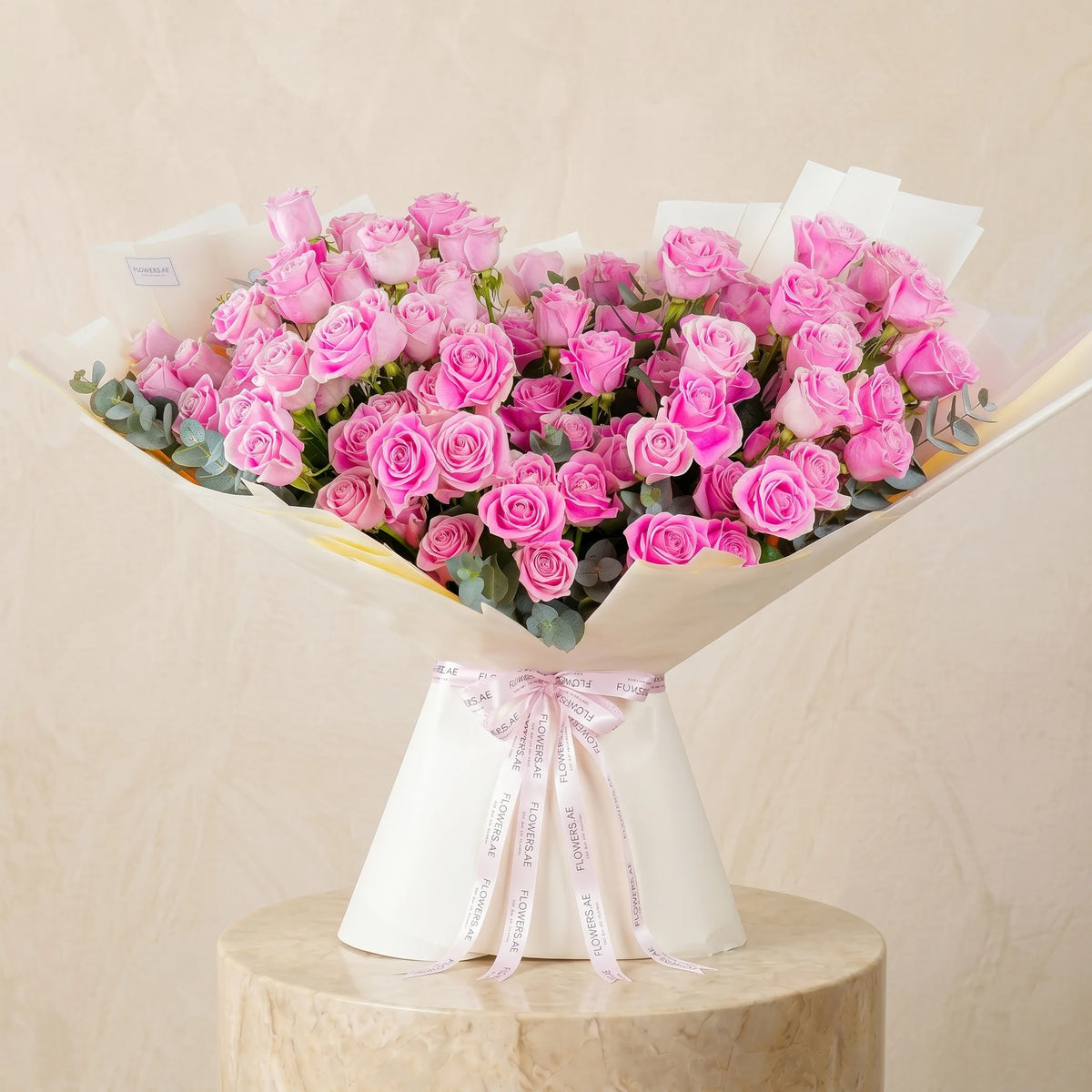 100 Pink Roses