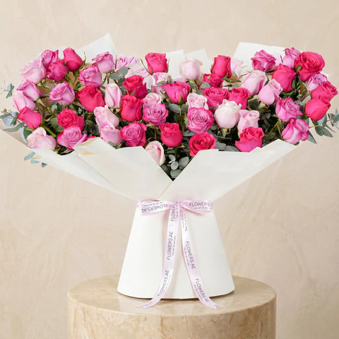 50 Blush Roses