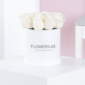 Petite White Roses - Box