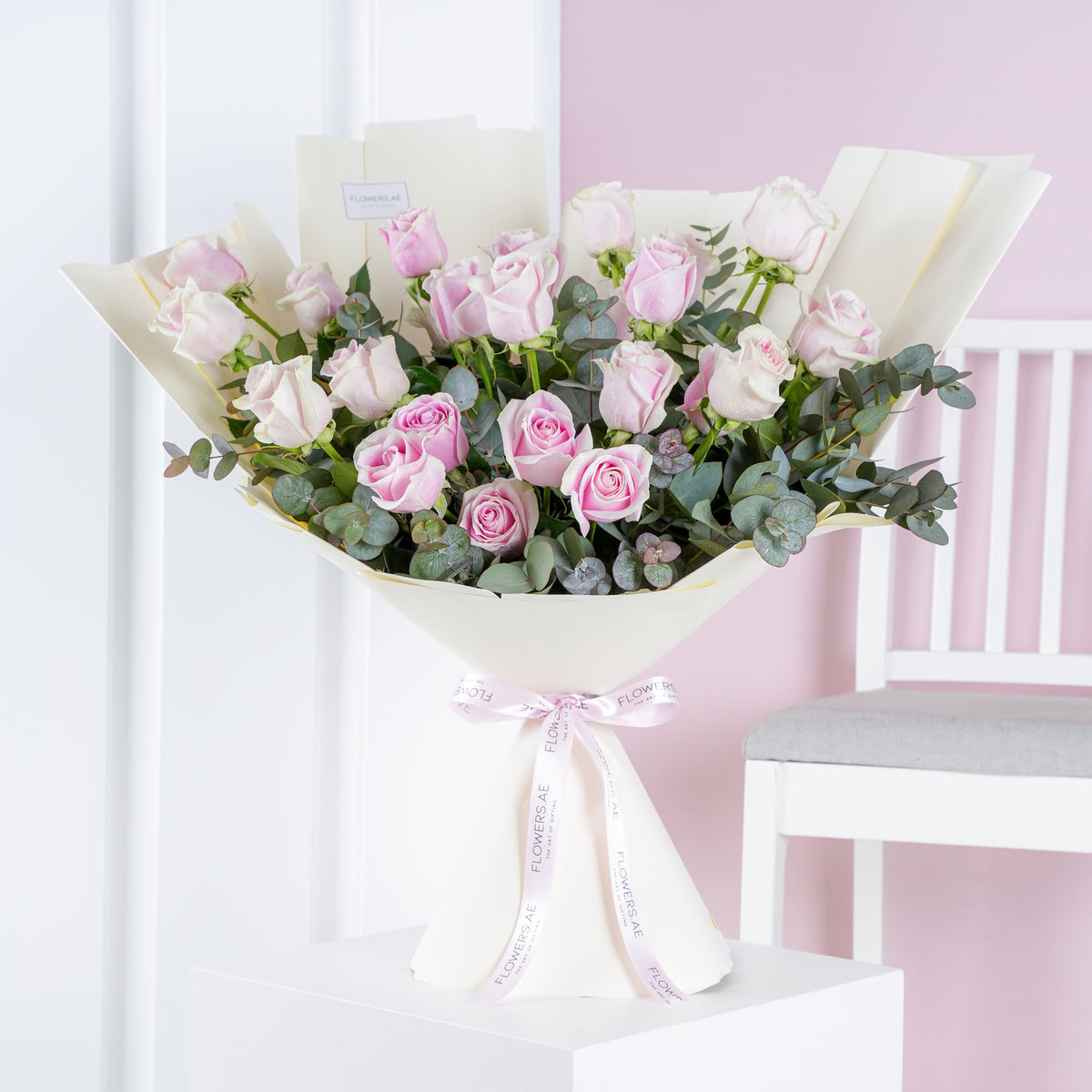 25 Pink Roses