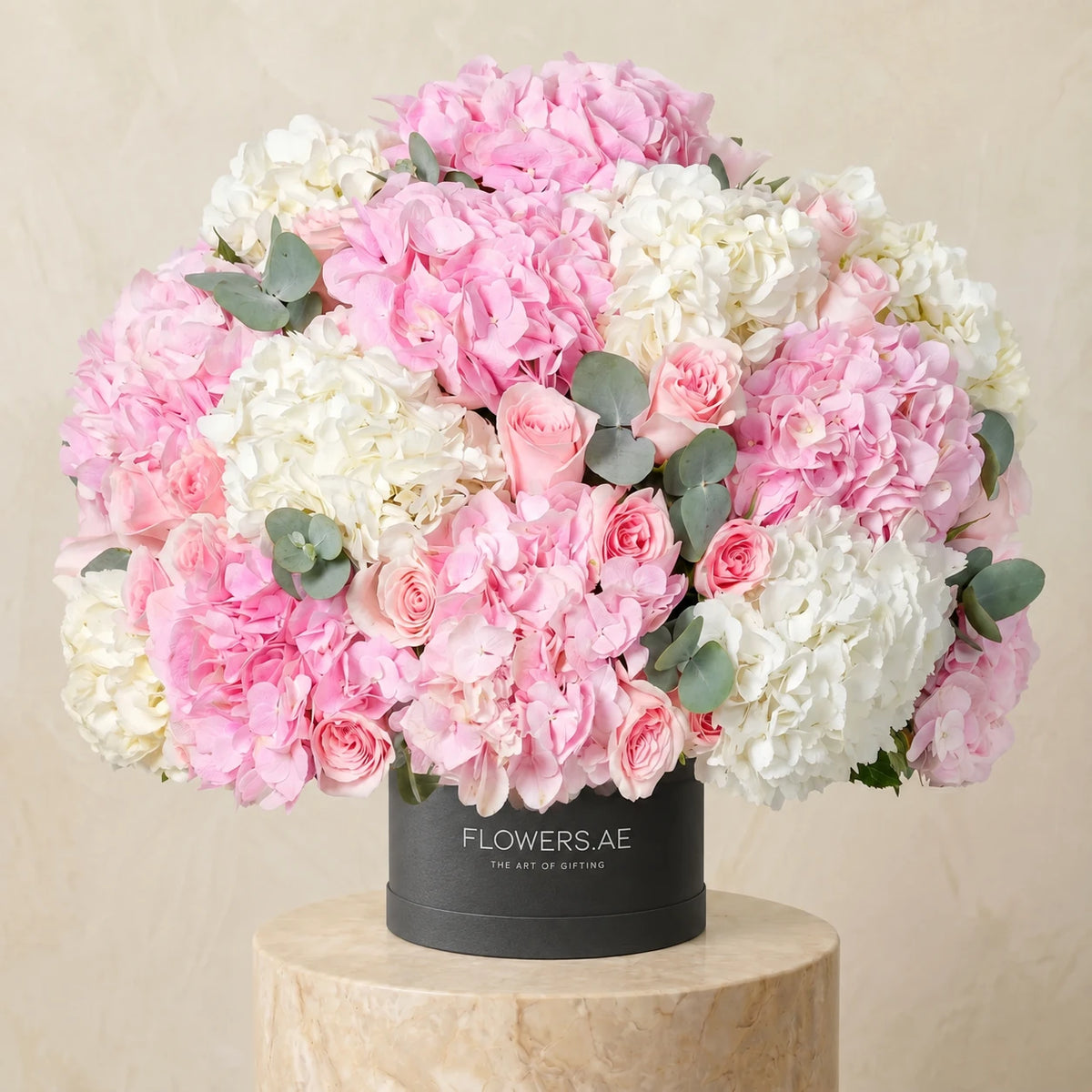 Baby Heavenly Pinks  Hatbox