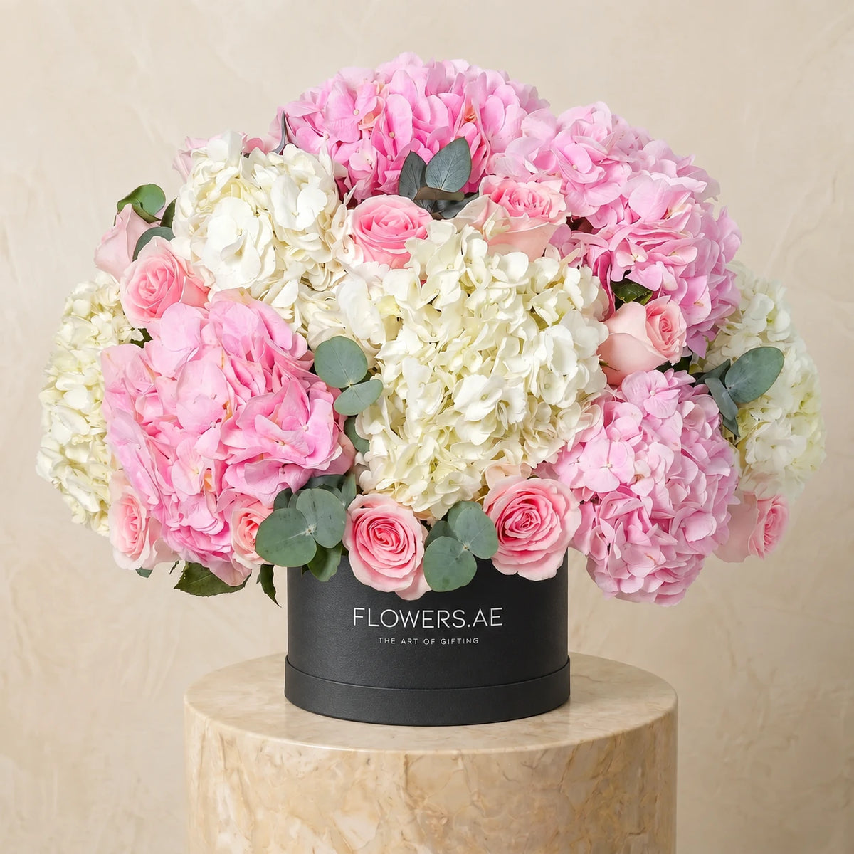 Baby Heavenly Pinks  Hatbox