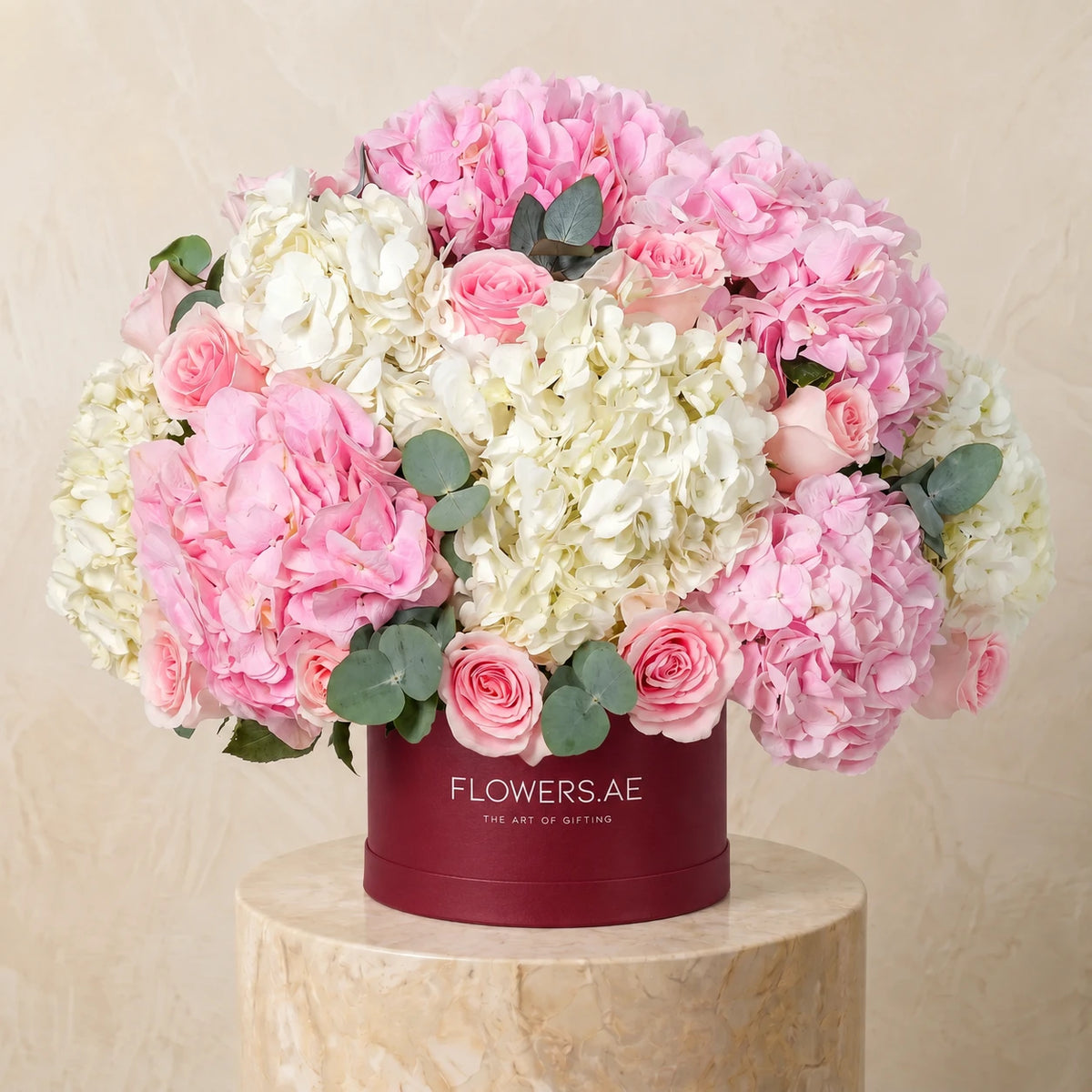 Baby Heavenly Pinks  Hatbox