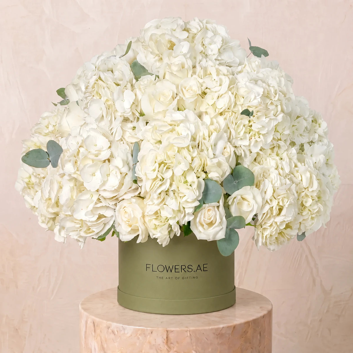 Heavenly Whites Hatbox