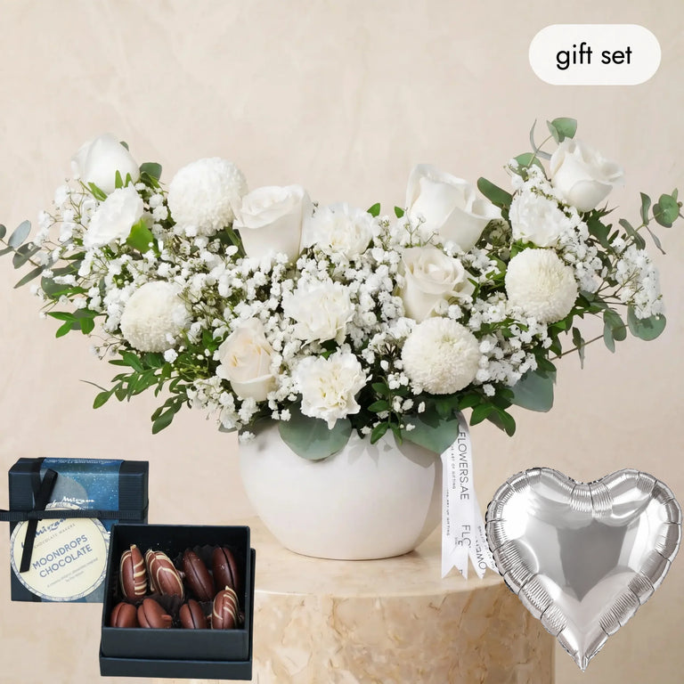 Ivory Vase (Welcome Back Gift Set)