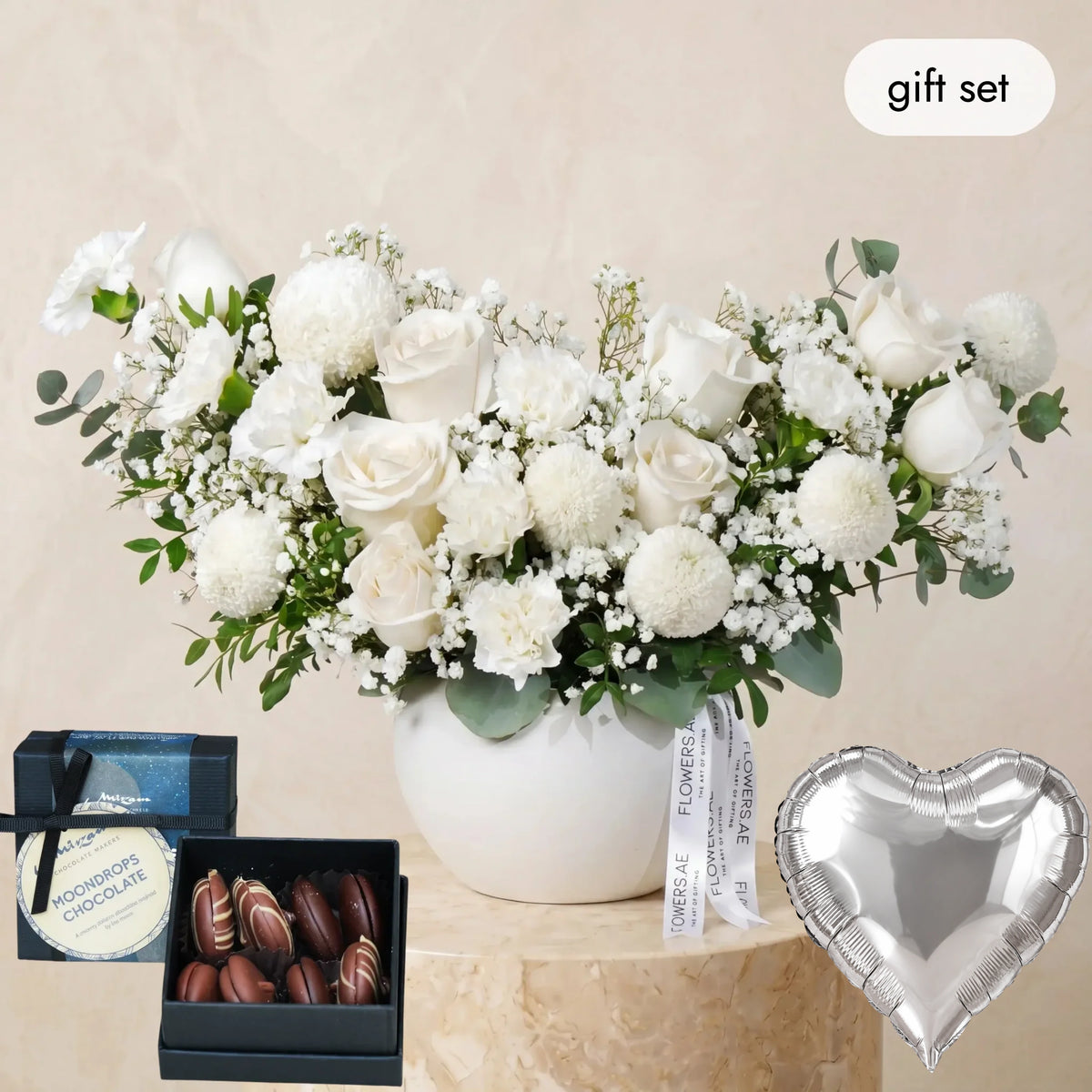 Ivory Vase (Welcome Back Gift Set)