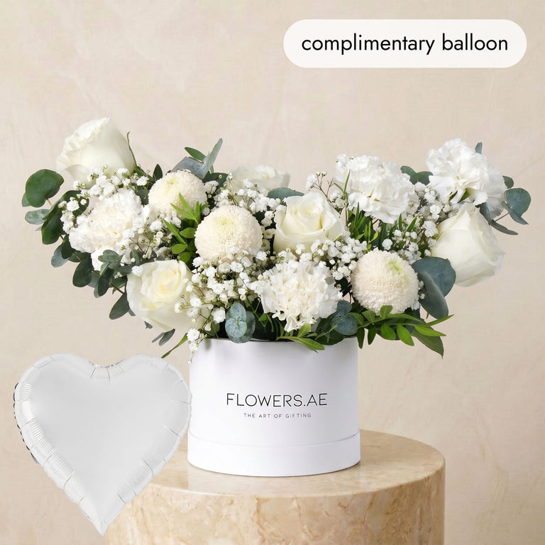 Father's Day Petite Ivory Hatbox