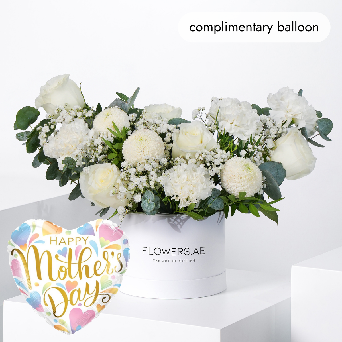 Mother's Day Petite Ivory Hatbox